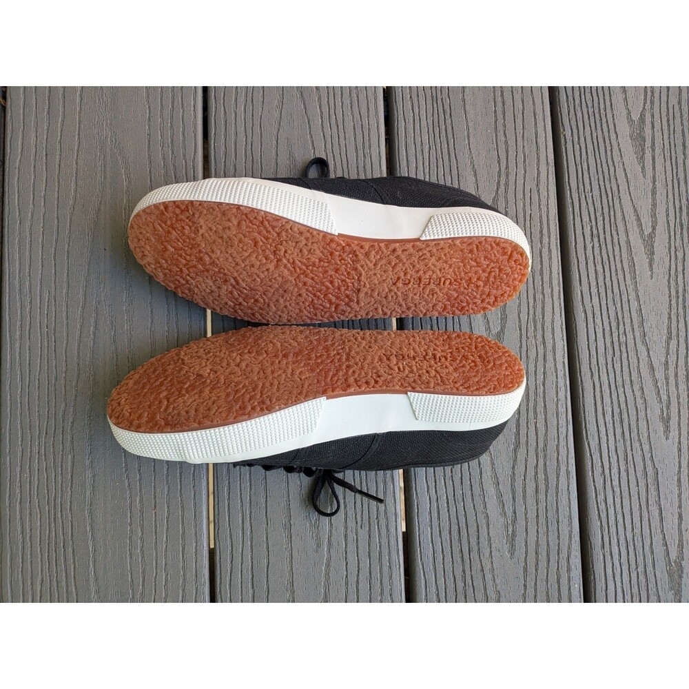 Superga 2750 Cotu Classic Black Canvas Sneakers Women’s Size 8.5 New Without Box - Picture 7 of 7
